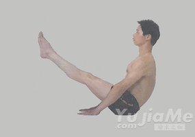 瑜伽體式-支撐船式