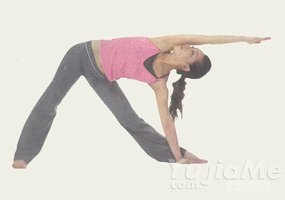 瑜伽體式-三角伸展變化式二