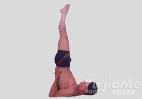 瑜伽體式-單腿肩倒立式