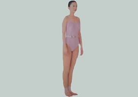 《美人瑜伽》瘦腿動作前彎式