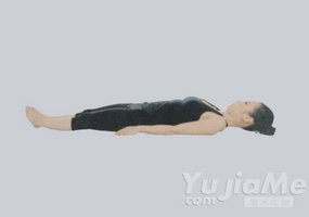 瑜伽體式-臥扭轉放鬆式