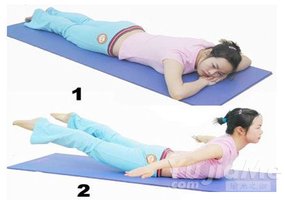 瑜伽體式-游泳式