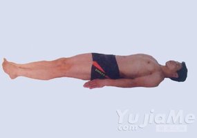 瑜伽體式-下半身搖動式