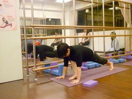 把竿瑜伽-雲雀變化式