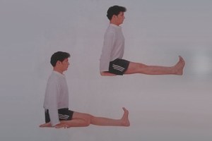 印度瑜伽前屈體式—半英雄前屈伸展坐式