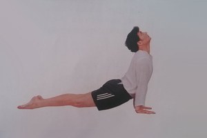 印度瑜伽後彎體式—上犬式