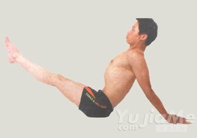 瑜伽體式-支撐船式變化式二