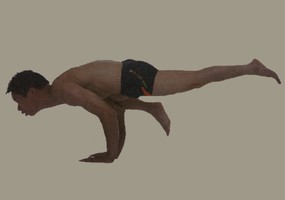 瑜伽體式-單腿鶴禪式