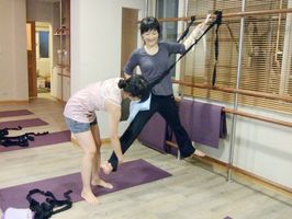 把竿瑜伽：腿部肌力鍛鍊