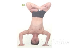 瑜伽體式-側公雞式準備式