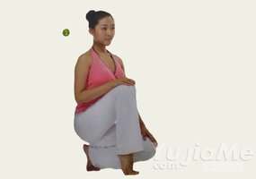 瑜伽體式-鴨步式變化式一