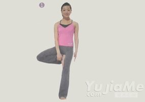 瑜伽體式-樹式變化式二