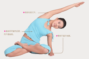 瑜伽體式-盤坐伸展式